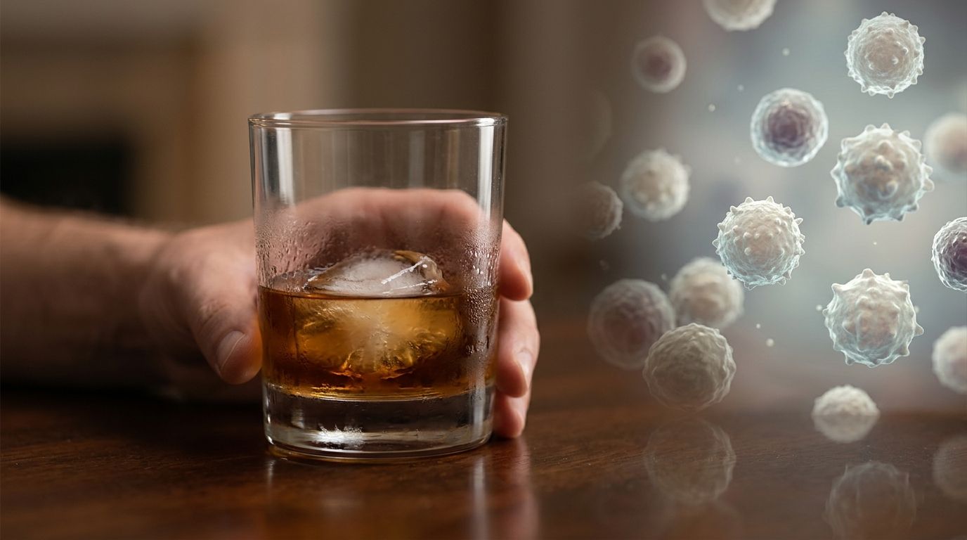 Alkohol a układ odpornościowy: Jak picie osłabia odporność?
