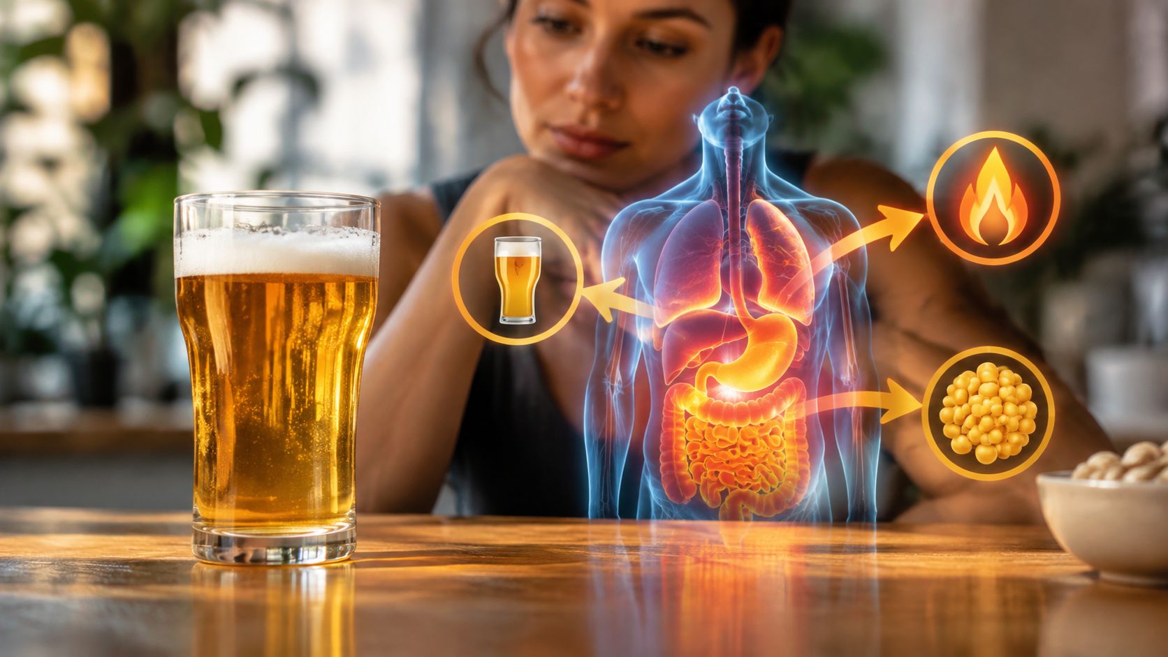 Metabolizm pod wpływem alkoholu: priorytety Twojego organizmu
